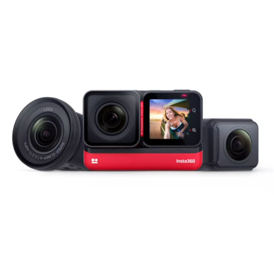 Official Refurbished Insta360 ONE RS 1-Inch Leica Edition - 6K Action Camera w/ 28mm Lens & FlowStabilization (Certified Like New)