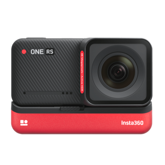 Refurbished Insta360 ONE RS Camera Kits Bundle: 586 Wide-Angle + 577 Fisheye (Non-MFI) - 4K Video, FlowState Stabilization