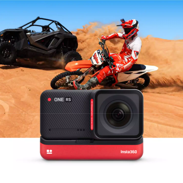 Refurbished Insta360 ONE RS 586 Wide-Angle Kit (Non-MFI) - 4K 60fps Video, 48MP Photo, 5M Waterproof