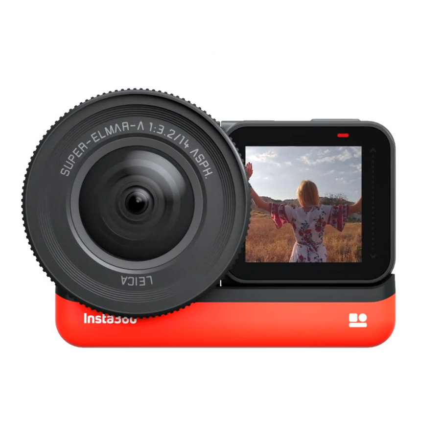 Refurbished Insta360 ONE RS Camera Kits Bundle: 586 Wide-Angle + 577 Fisheye (Non-MFI) - 4K Video, FlowState Stabilization