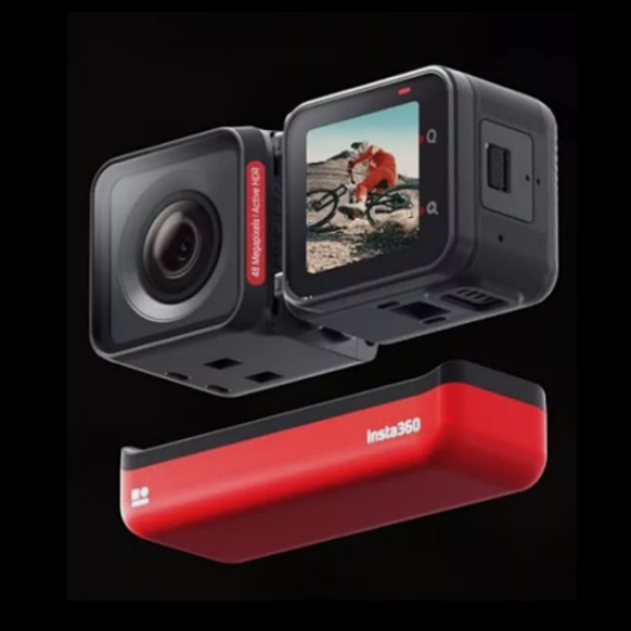 Refurbished Insta360 ONE RS 586 Wide-Angle Kit (Non-MFI) - 4K 60fps Video, 48MP Photo, 5M Waterproof