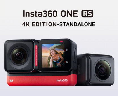 Refurbished Insta360 ONE RS 586 Wide-Angle Kit (Non-MFI) - 4K 60fps Video, 48MP Photo, 5M Waterproof