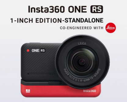 Official Refurbished Insta360 ONE RS 1-Inch Leica Edition - 6K Action Camera w/ 28mm Lens & FlowStabilization (Certified Like New)